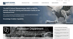 Desktop Screenshot of natoschool.nato.int