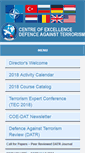 Mobile Screenshot of coedat.nato.int